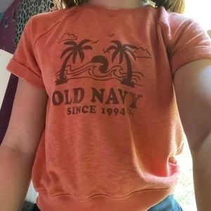 Old navy brown/orange shirt